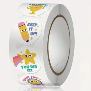 ⭐️500 1" Motivational Stickers